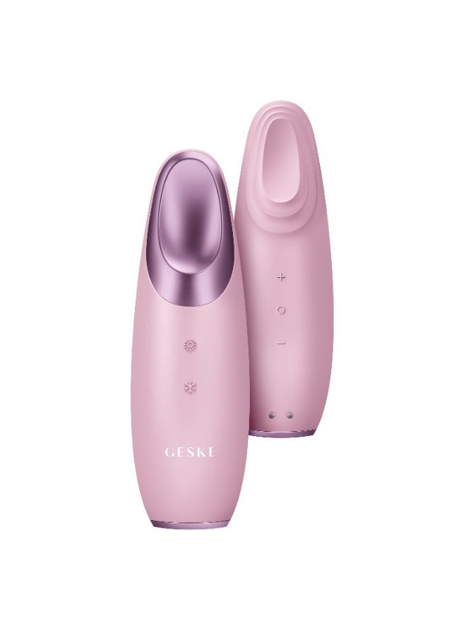 GESKE SmartAppGuided™ Warm & Cool Eye Energizer, 6 in 1, Eye Massager, Anti-Dark Circles Massager, Remove Bags and Slip-on Eyelids, Electric Eye Massage - Image 1