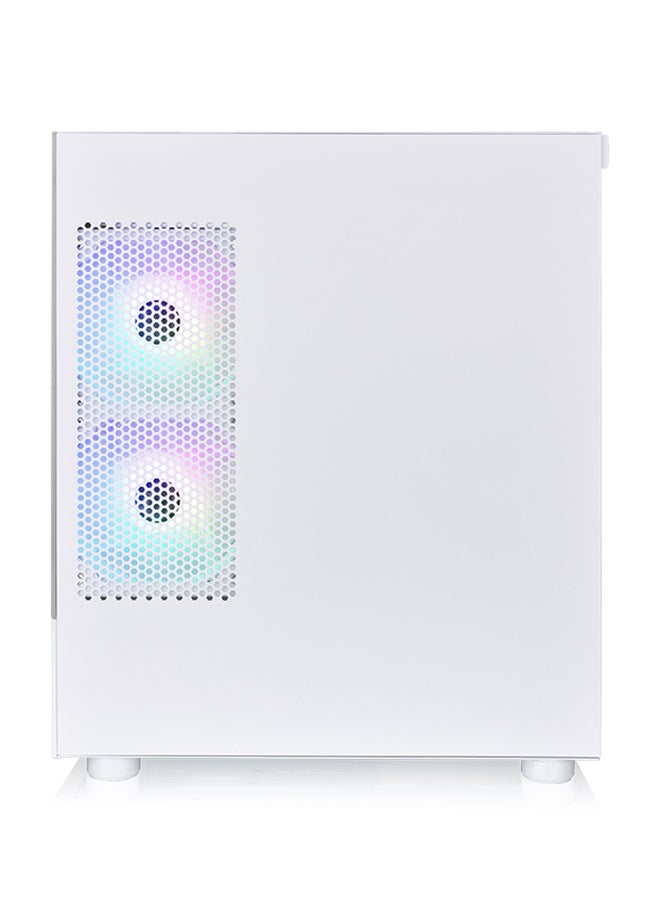 Thermaltake View 170 TG ARGB Micro Chassis, Tempered Glass Front and Left Panels, Up to a 280mm/240mm Radiator, 3 Hydraulic Bearing 120mm ARGB Lite Fans Pre-installed | CA-1Z4-00M6WN-00 White - Image 4