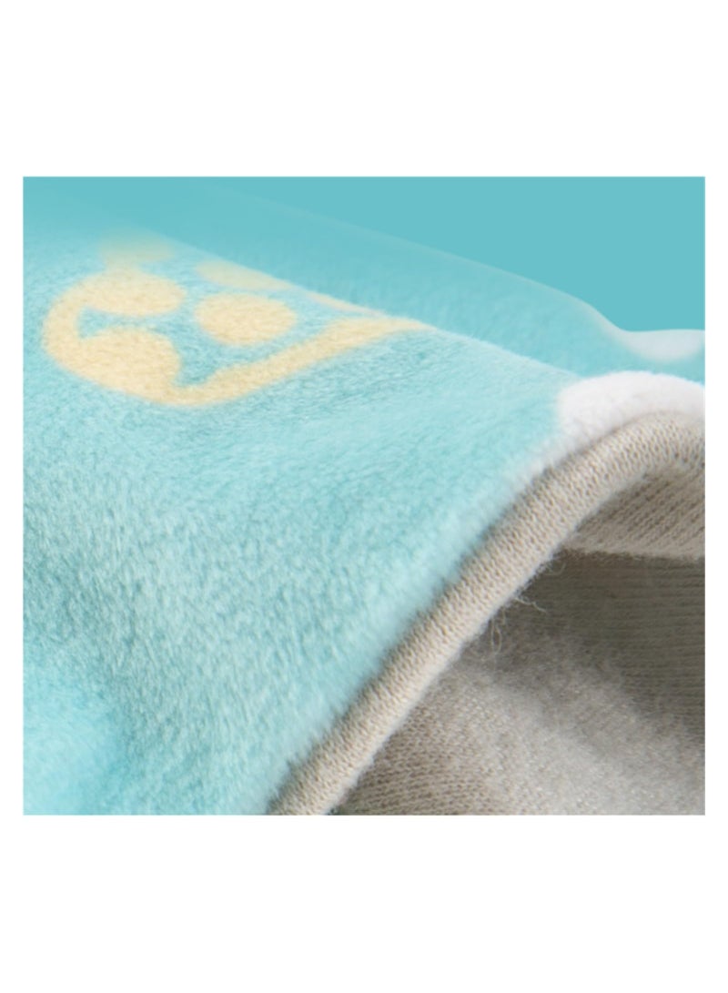 بطانيات للأطفال والرضع والأولاد والبنات وبطانيات أمان للجنسين مع حيوانات محشوة ومنشفة مهدئة للتعليم المبكر للأطفال يمكن استيرادها لعض دمى قبضة مهدئة للأطفال - Image 2