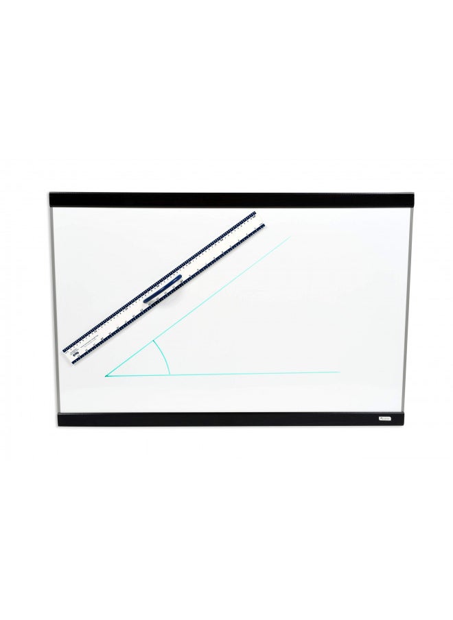 Learning Advantage LEARNING ADVANTAGE Magnetic Dry Erase Straight Edge - 24 - Jumbo Teaching Ruler - Measurement Tool for Whiteboards and Chalkboards  - Image 3