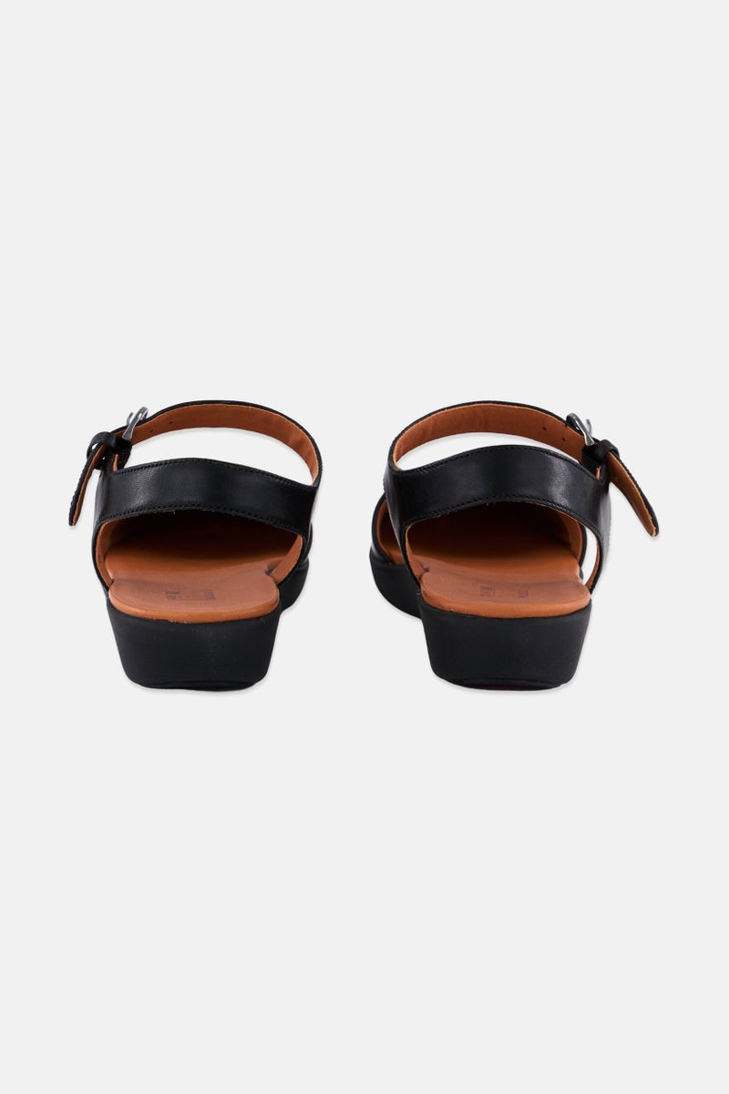 FitFlop صنادل كوفا 2 القابلة للتعديل للنساء، سوداء - Image 4
