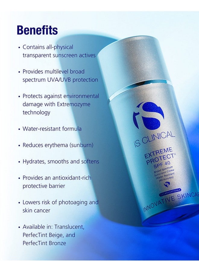 آي إس كلينيكال واقي الشمس الملون بعامل حماية من الشمس بدرجة 40؛ مرطب يومي للوجه مزود بعامل حماية من الشمس (SPF)؛ علاج مرطب واقي من الشمس 100 جم - Image 4