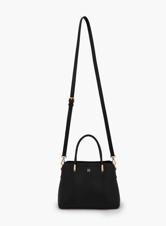 Flora Bella By Shoexpress Flora Bella Logo Accent Tote Bag with Detachable Strap