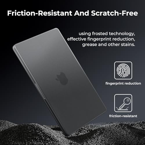 BlueSwan Case Compatible with MacBook Pro 14 inch M5 M4 M3 M2 M1 Pro/Max 2025 2024-2021 Release, Flexible Polypropylene and Matte Anti-Fingerprint Protective Case, Matte Black - Image 3
