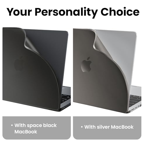 BlueSwan Case Compatible with MacBook Pro 14 inch M5 M4 M3 M2 M1 Pro/Max 2025 2024-2021 Release, Flexible Polypropylene and Matte Anti-Fingerprint Protective Case, Matte Black - Image 2