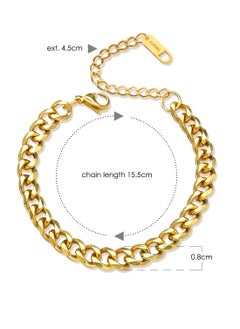 AIWANTO Alissa Fashion Bracelet Gold  - Image 2