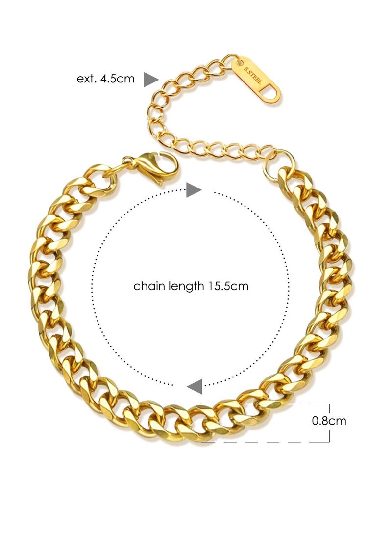 AIWANTO - Alissa Fashion Bracelet Gold - Image 1