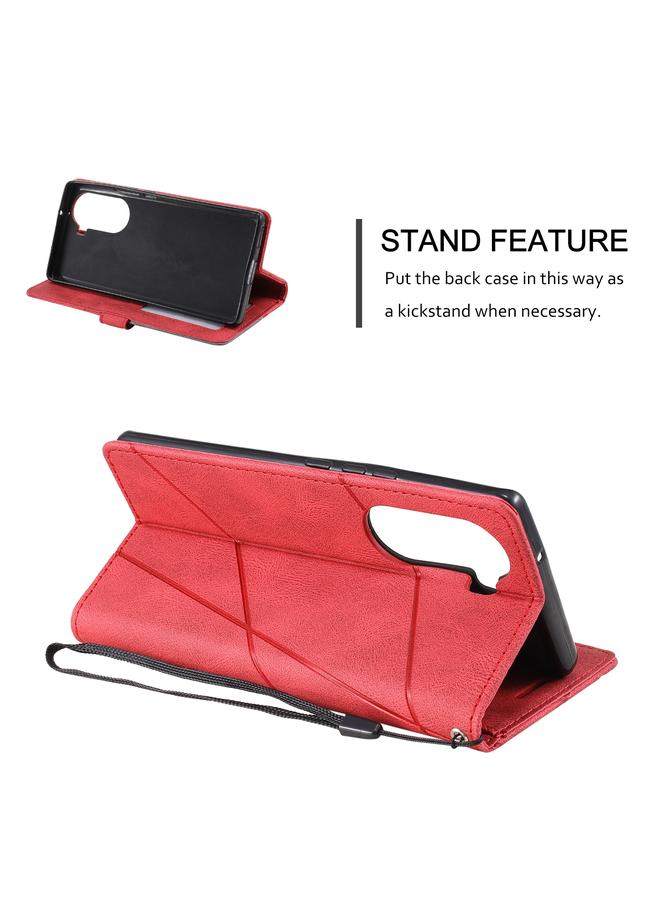 اس-توب جراب لهاتف Honor 60 Pro مصنوع من الجلد الصناعي المرن - Image 5