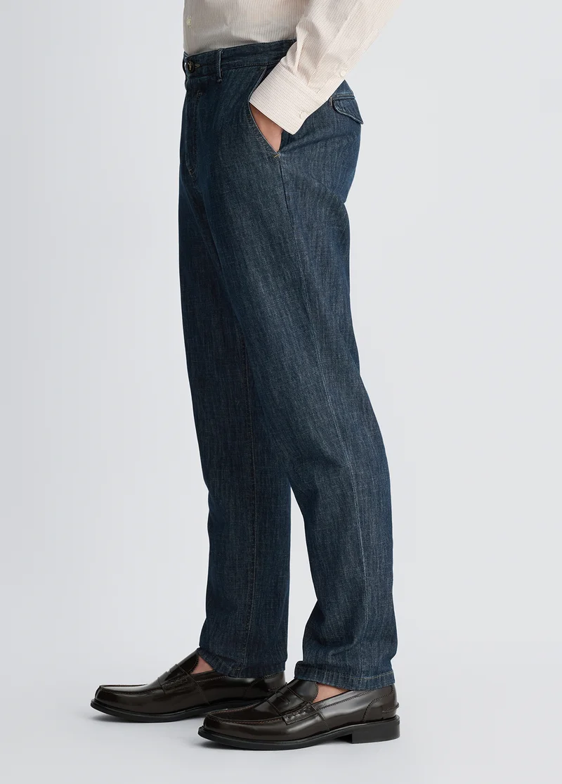 Liu Jo Chambray chino-style jeans