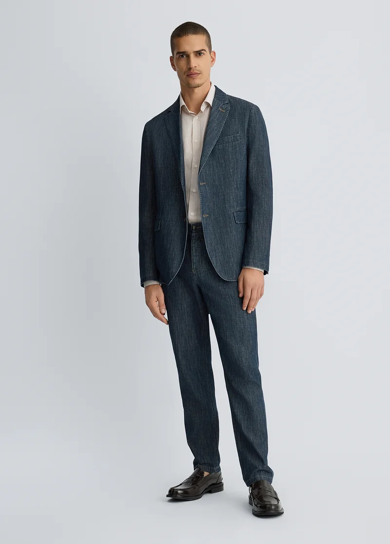 Liu Jo Chambray chino-style jeans