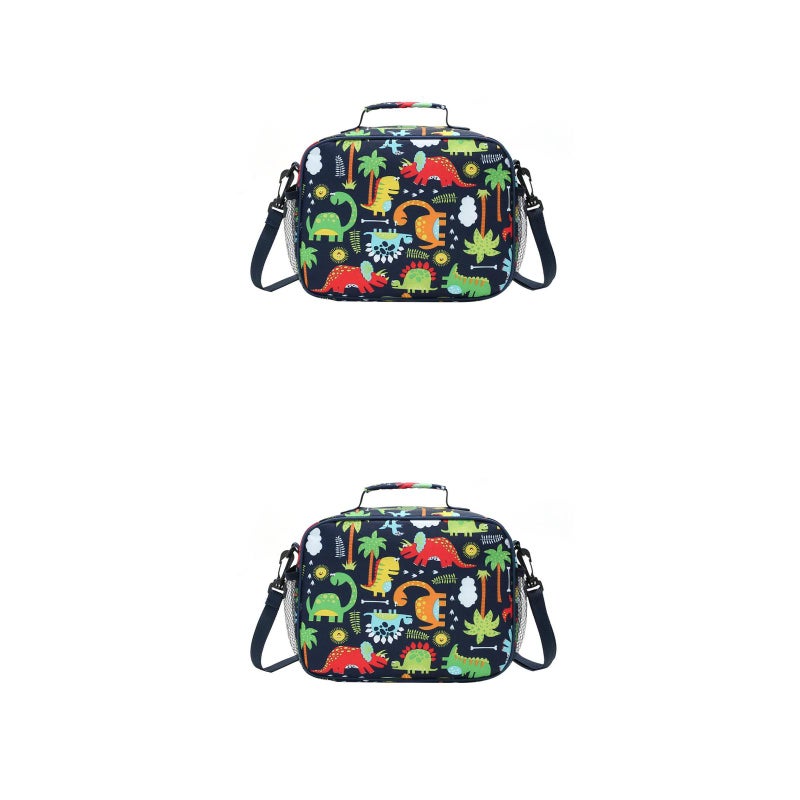 2 pcs Heat Preservation Lunch Bag Portable Lunch Container Student Bento Bag - Image 1
