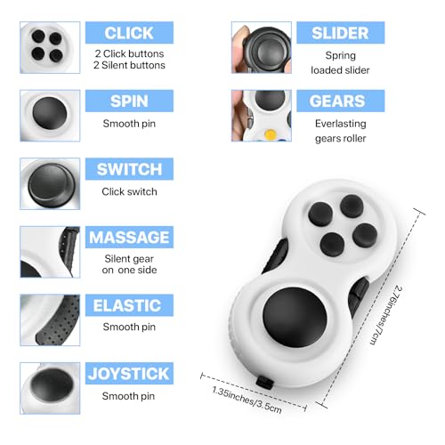 Dr.Kbder Easter Basket Stuffers for Teen Boys 5PC Fidget Toys Adults Set Fidgets for Classroom Must Have Autism Sensory Pack Figette Cube ADHD Special Treasure Prize Tool Stress Relief Desk Cool Gadget for Kid - Image 5