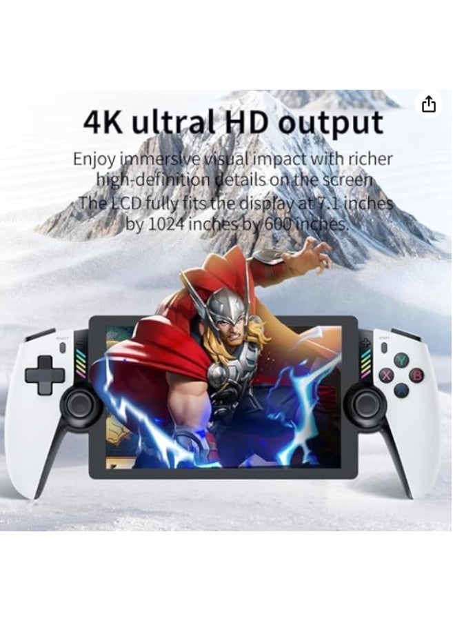 M28 Retro Handheld Game Console – The main 7.1-inch portable gaming device.Preloaded MicroSD Card – Contains the Linux emulation operating system and over 20,000 classic retro games. - Image 2