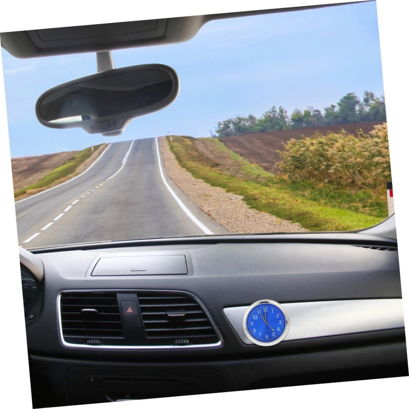 2Pcs Luminous Dashboard Clock Car Sticker Ornament Easy Installation Compact Lightweight Design - Image 5