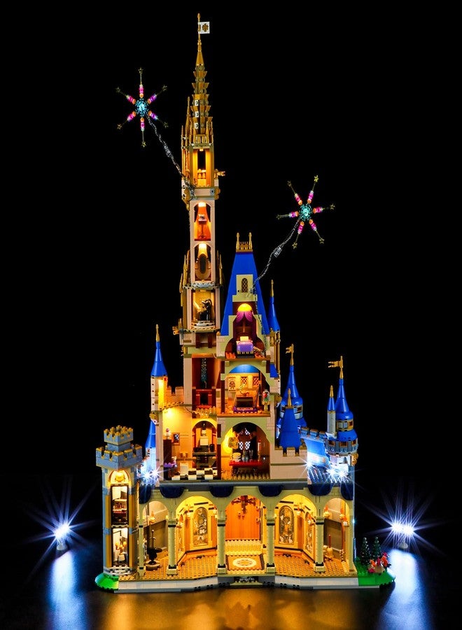 BRIKSMAX Led Lighting Kit for LEGO-43222 Disney Castle（Remote Control Version） - Compatible with Lego Disney Building Blocks Model- Not Include Lego Set - Image 5