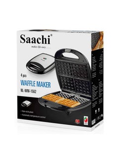 Sachi Saachi Square Waffle Maker, Black, NL-WM-1562  - Image 3