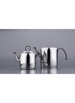 Korkmaz Korkmaz teapot set, Korkmaz steel steamer, 1.2 liters + 2.2 liters  - Image 4