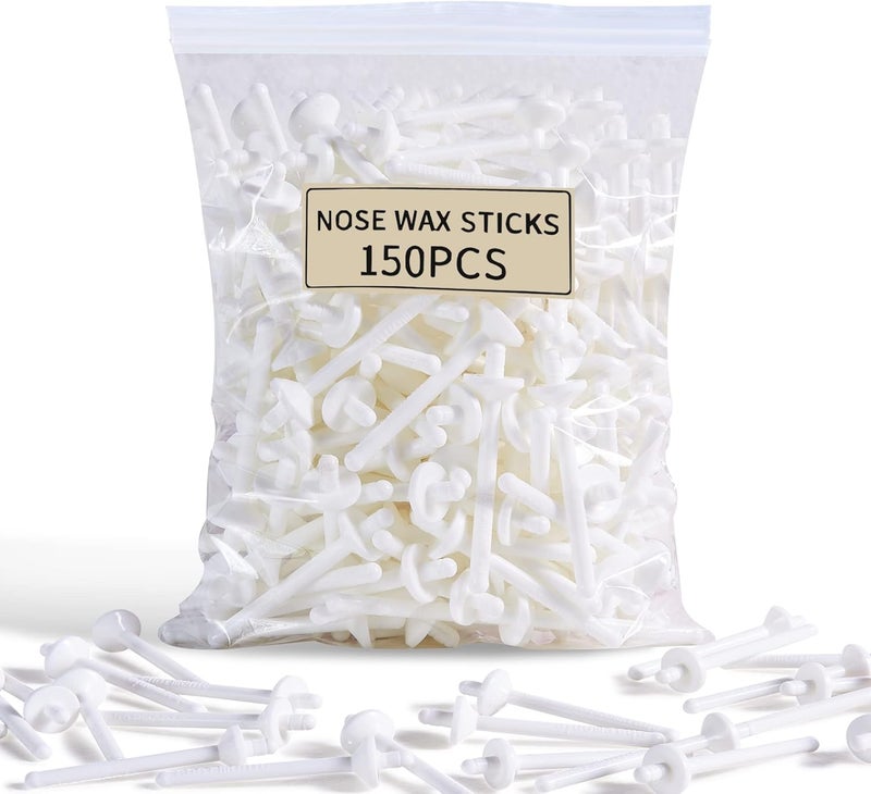 Charmonic 150 Pcs Wax Sticks, Nose Wax Kit Accessories, Waxing Sticks for Nostril Nasal Cleaning Ear Face Eyebrows Hair Removal for Men Women - Image 1