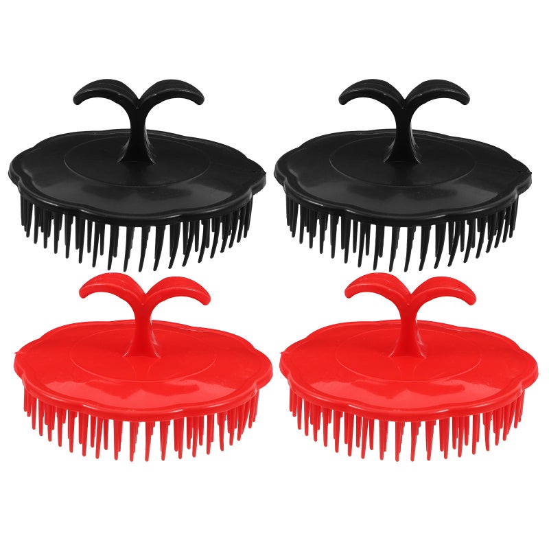 8 pcs Round Hair Massaging Brush Manual Scalp Massagers Scrubber Soft Brush for Hair Detangling Scalp Exfoliation - Image 5