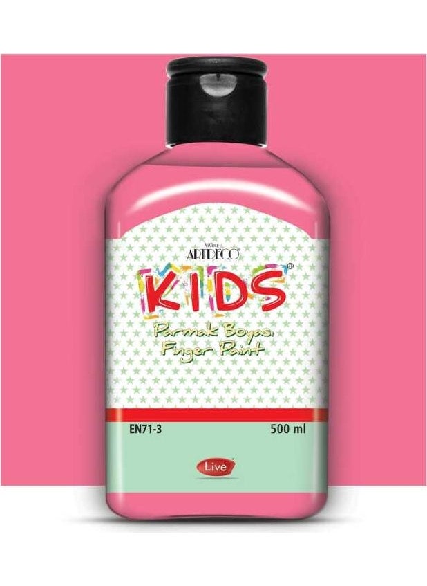 Kids Finger Paint 500 ml Pink - pzsku/ZE78FE9F51364B312F8C7Z/45/_/1730600185/aea4e980-75b5-4596-9dc3-70ac08e0a298