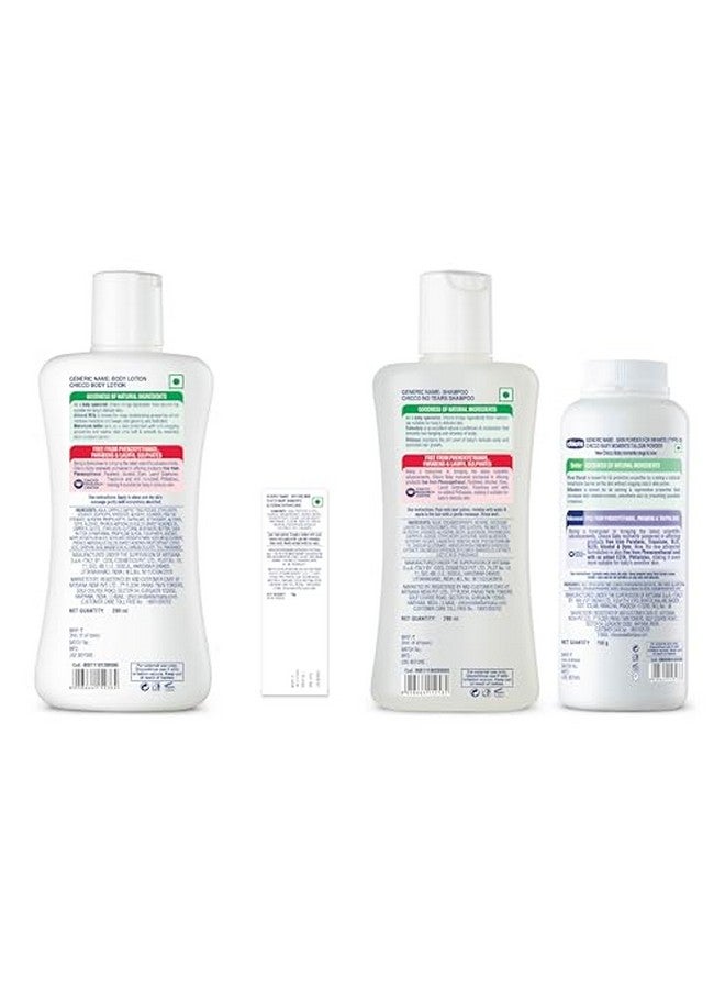 Chicco Baby Care Bm Kit - Body Lotion 200Ml, Glycerin Soap 75G, Shampoo 200Ml & Talcum 150G - Image 2