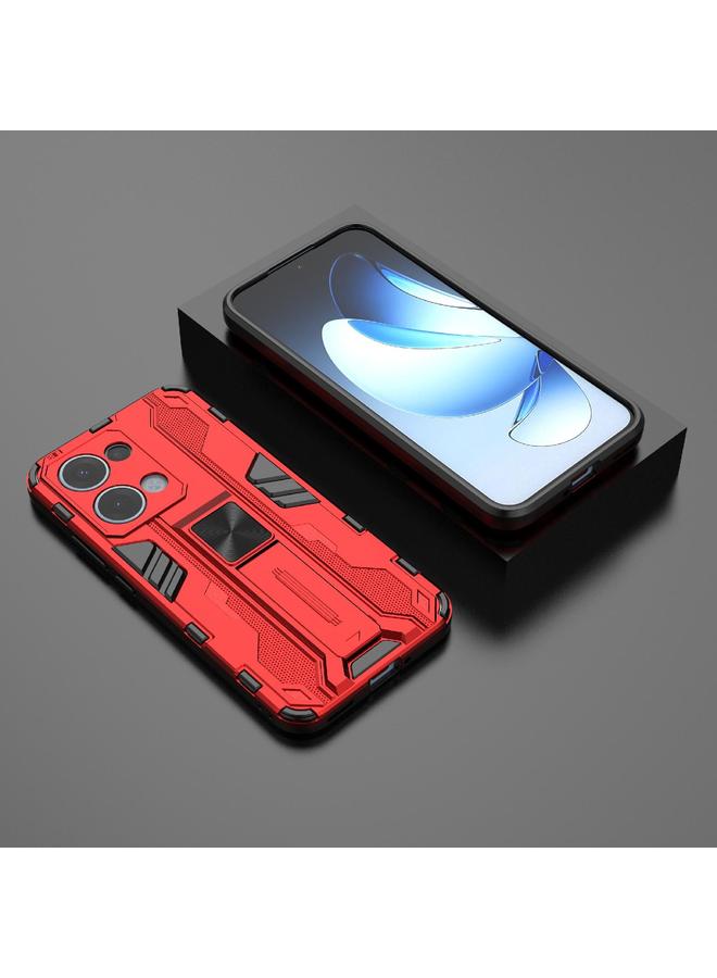 S-TOP Case For OPPO Reno13 5G Global Supersonic PC + TPU Holder Phone Case - Image 2