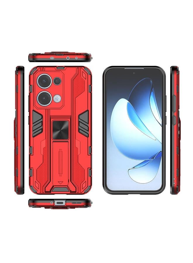 S-TOP Case For OPPO Reno13 5G Global Supersonic PC + TPU Holder Phone Case - Image 3