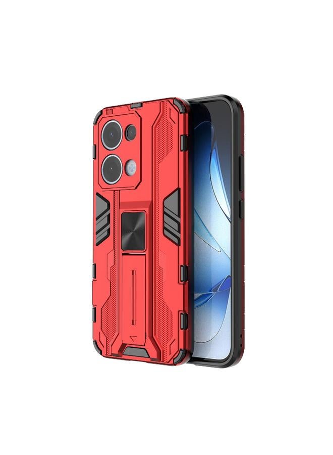 S-TOP Case For OPPO Reno13 5G Global Supersonic PC + TPU Holder Phone Case - Image 1
