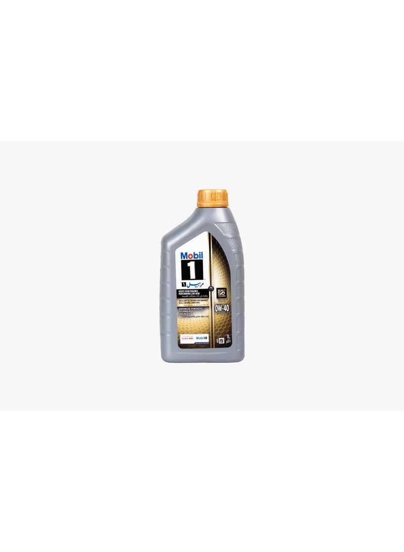 Mobil1 0W40 Fully Synthetic Engine OIL GSP 12X1L EU CRT - Image 3