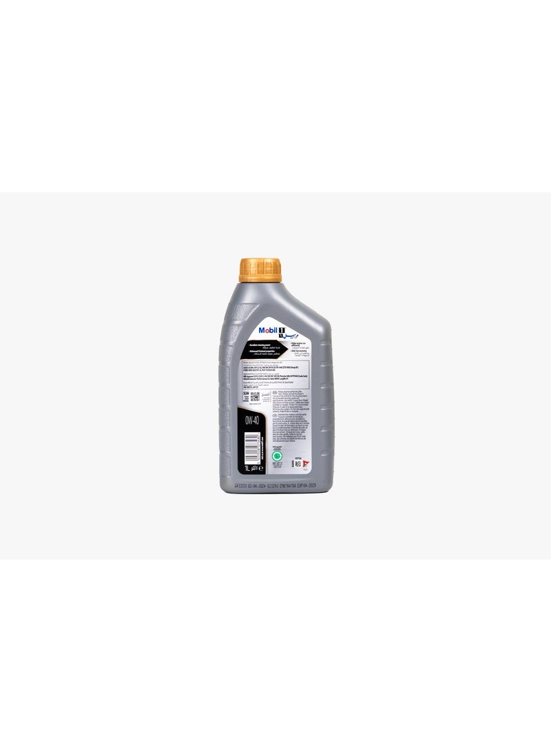 Mobil1 0W40 Fully Synthetic Engine OIL GSP 12X1L EU CRT - Image 4