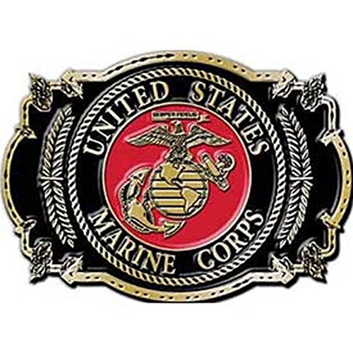 EagleEmblems B0127 Buckle-USMC Logo (3.125'') - Image 1