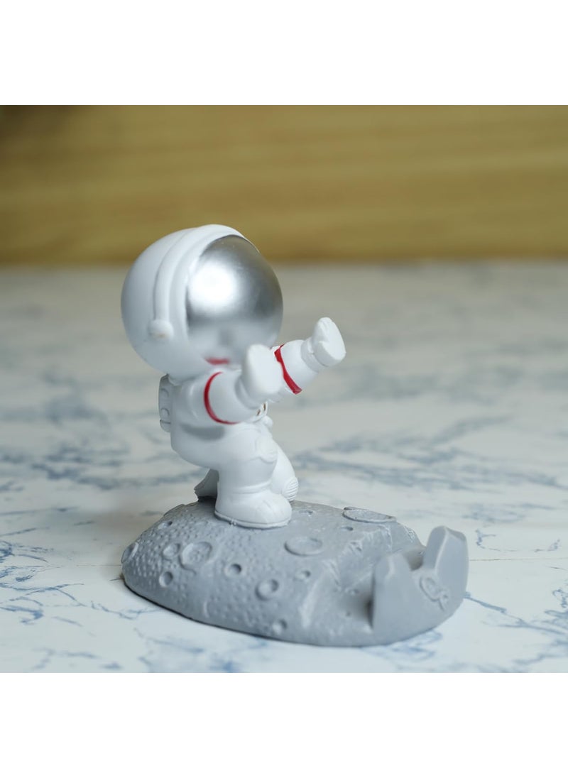 Wonderland Wonderland Astronut Phone Stand-Silver| Table top Phone Stand  - Image 2