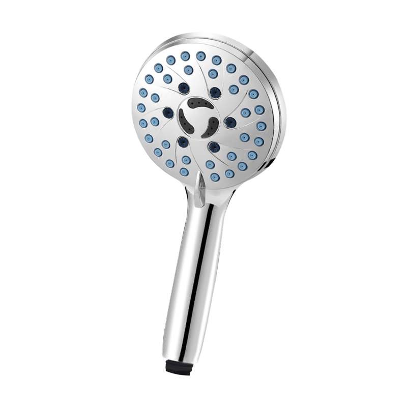 Handheld Shower Head: 8 Spray Functions - Silver Multifunctional Shower for Home Gym Senior Hotel Use - Image 1