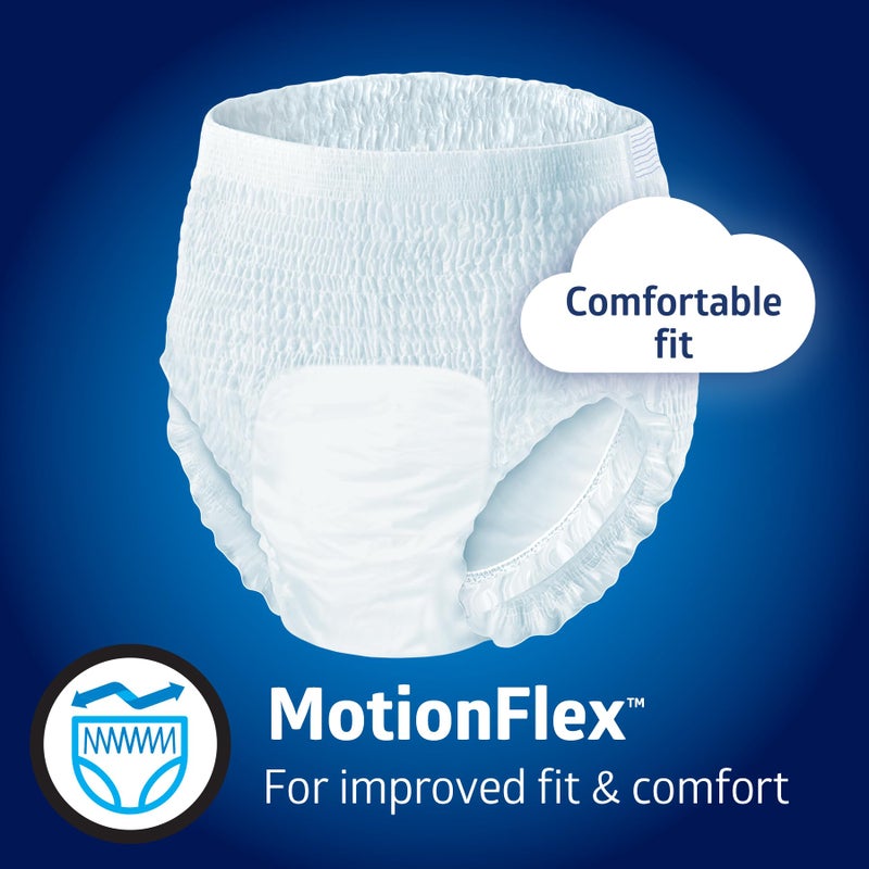 FitRight Overnight Unisex Large Underwear, (40-56 in Waist) 14 Count, Maximum All Night Disposable Incontinence Protection, Pull-On Absorbent Underwear for Men and Women, 1 Bag - Image 5