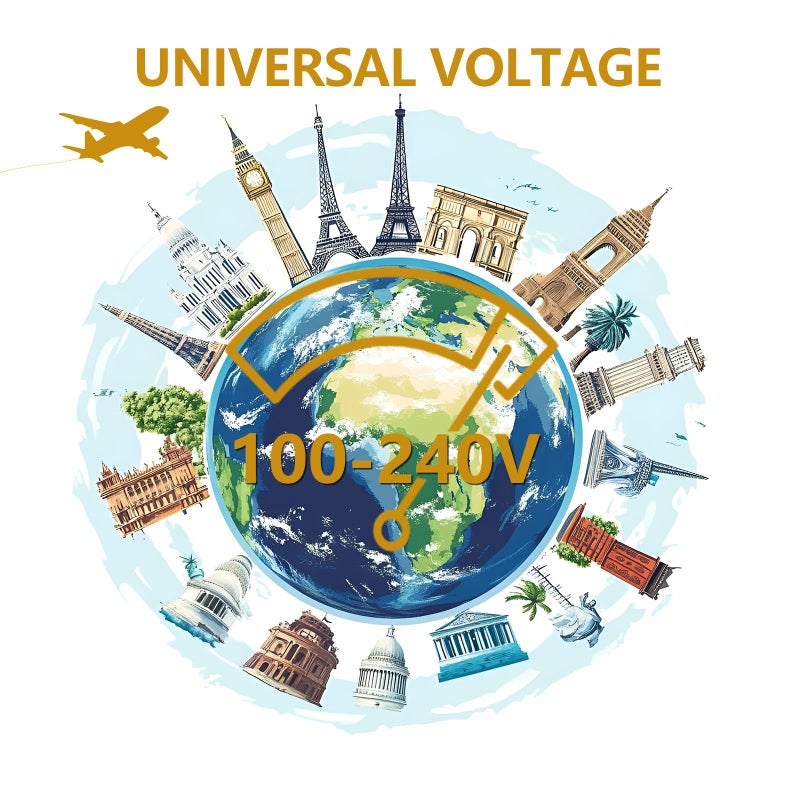 DAN Technology electric hot comb for wigs,450Â°F Hot Comb for black hair,Dual Voltage PressingComb,Fast Heating Ceramic HotComb,straightening combs for Lace Front Wigs and Natural Black Hair - Image 4