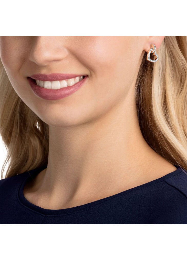 General - Gold Plated Heart Shaped Stud Earrings - Image 1