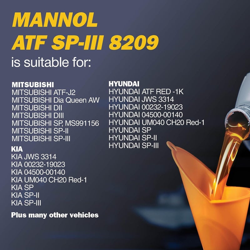 MANNOL ATF SP-III special synthetic transmission fluid - MN8209 (1L) - Image 4