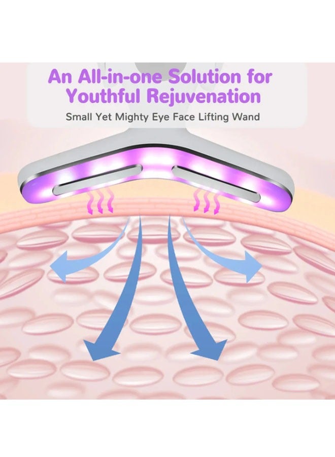 general Neck Analyzer, Neck Massager, Neck Wrinkles, * Folds, Neck Artifact, EMS Microcurrent Color Light Massager - Image 4