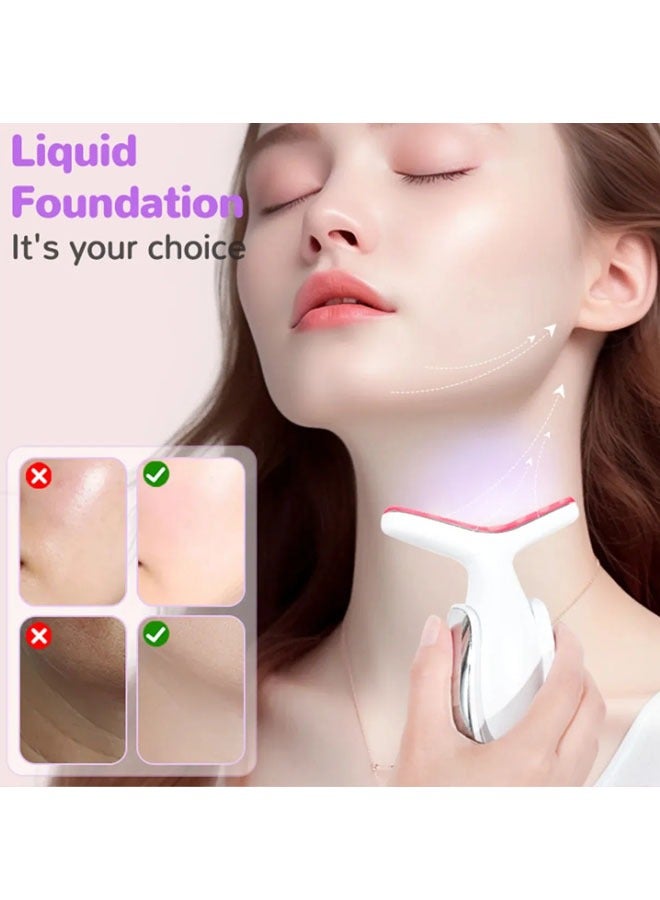 general Neck Analyzer, Neck Massager, Neck Wrinkles, * Folds, Neck Artifact, EMS Microcurrent Color Light Massager - Image 5