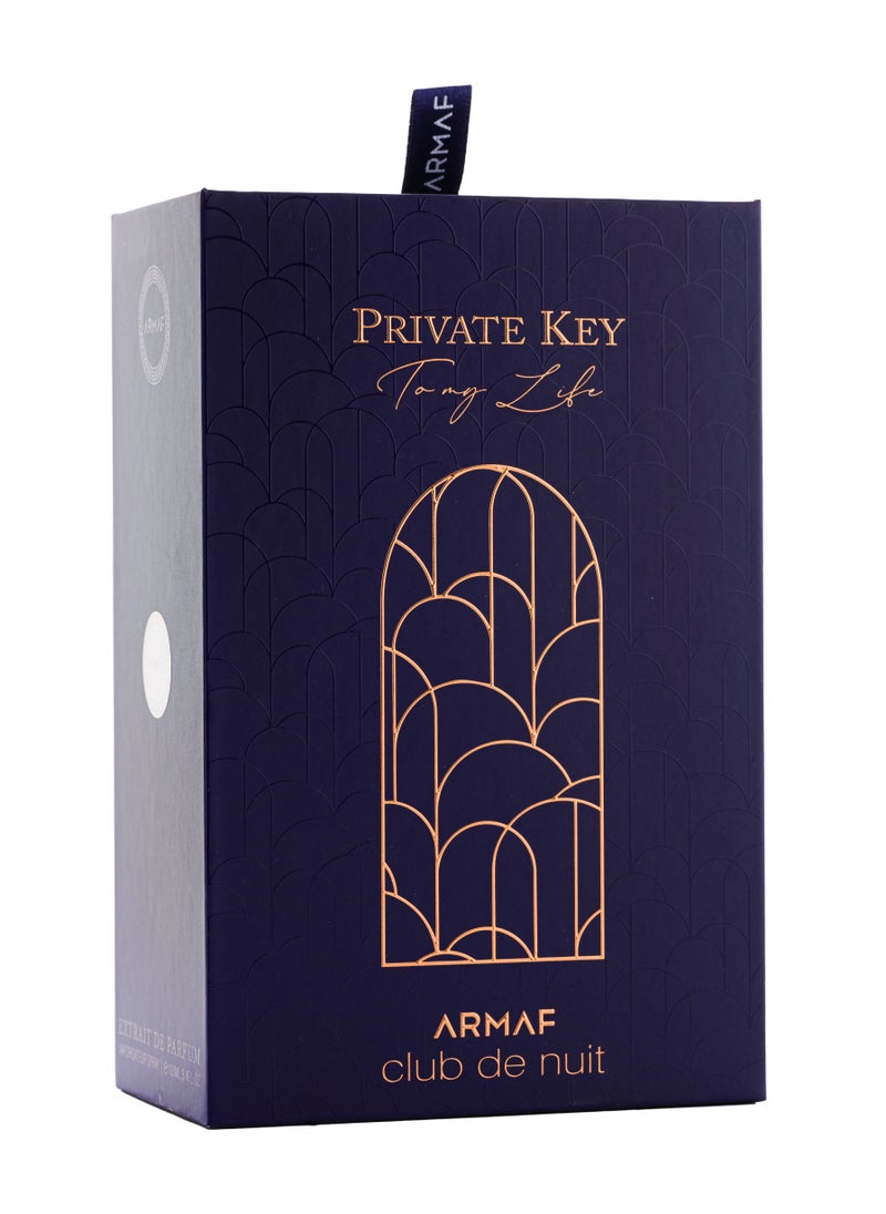 Armaf - Armaf Club De Nuit Private Key To My Life Extrait De Parfum Blue 100ml, Perfumes for Men, Perfume for Women - Image 1