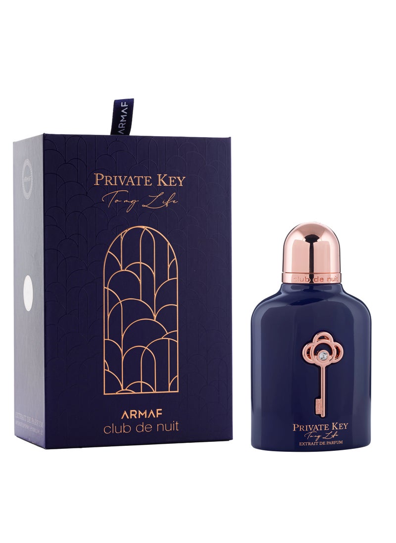 Armaf - Armaf Club De Nuit Private Key To My Life Extrait De Parfum Blue 100ml, Perfumes for Men, Perfume for Women - Image 1
