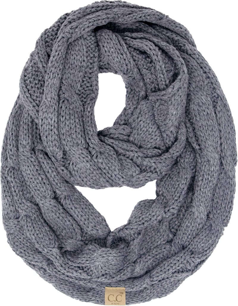 Funky Junque Kids Winter Scarf – Toddler Girl Neck Warmer, Baby Infinity Scarf, Warm Balaclava for Kids, Soft Girls Scarves - Image 1