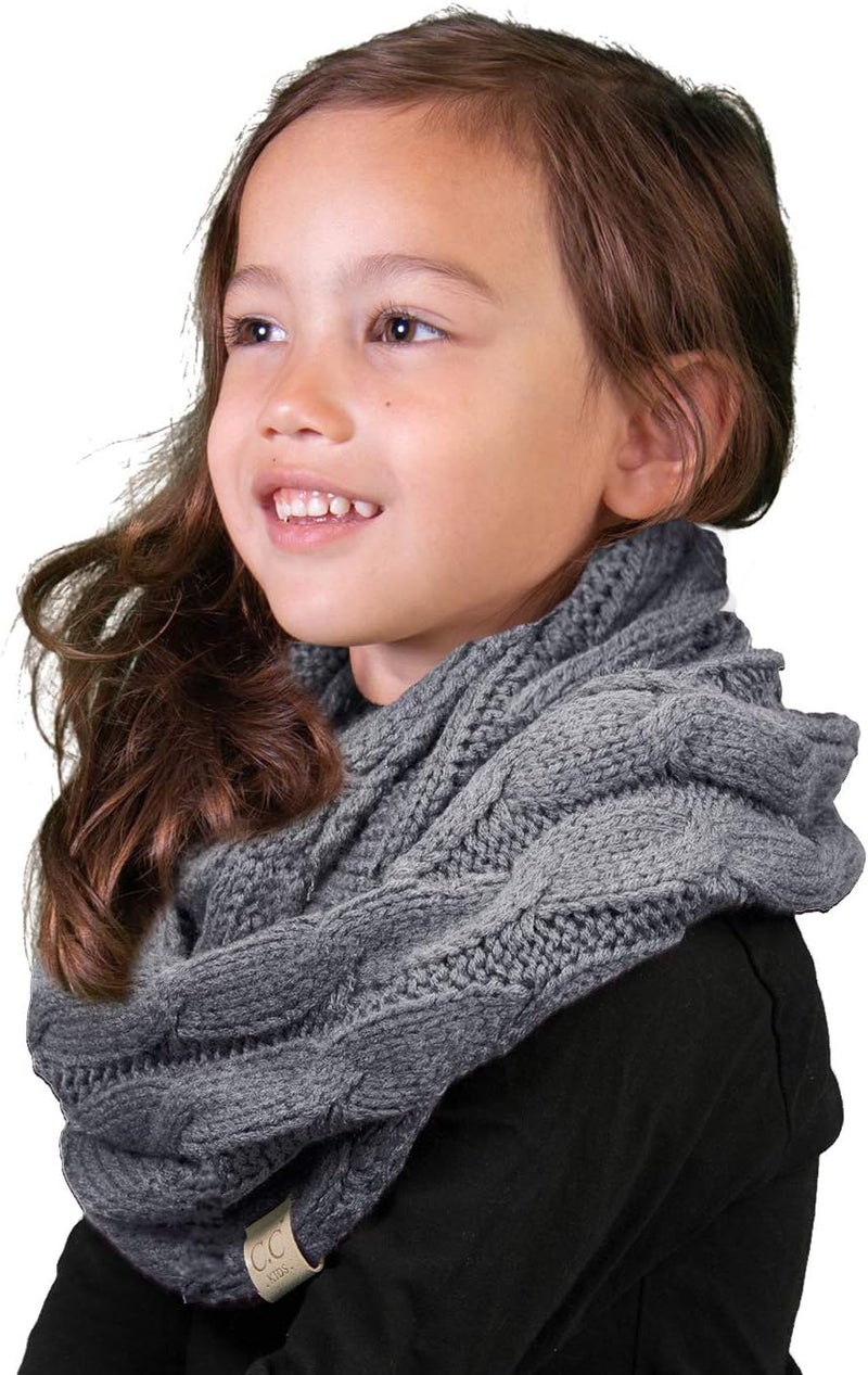 Funky Junque Kids Winter Scarf – Toddler Girl Neck Warmer, Baby Infinity Scarf, Warm Balaclava for Kids, Soft Girls Scarves - Image 4