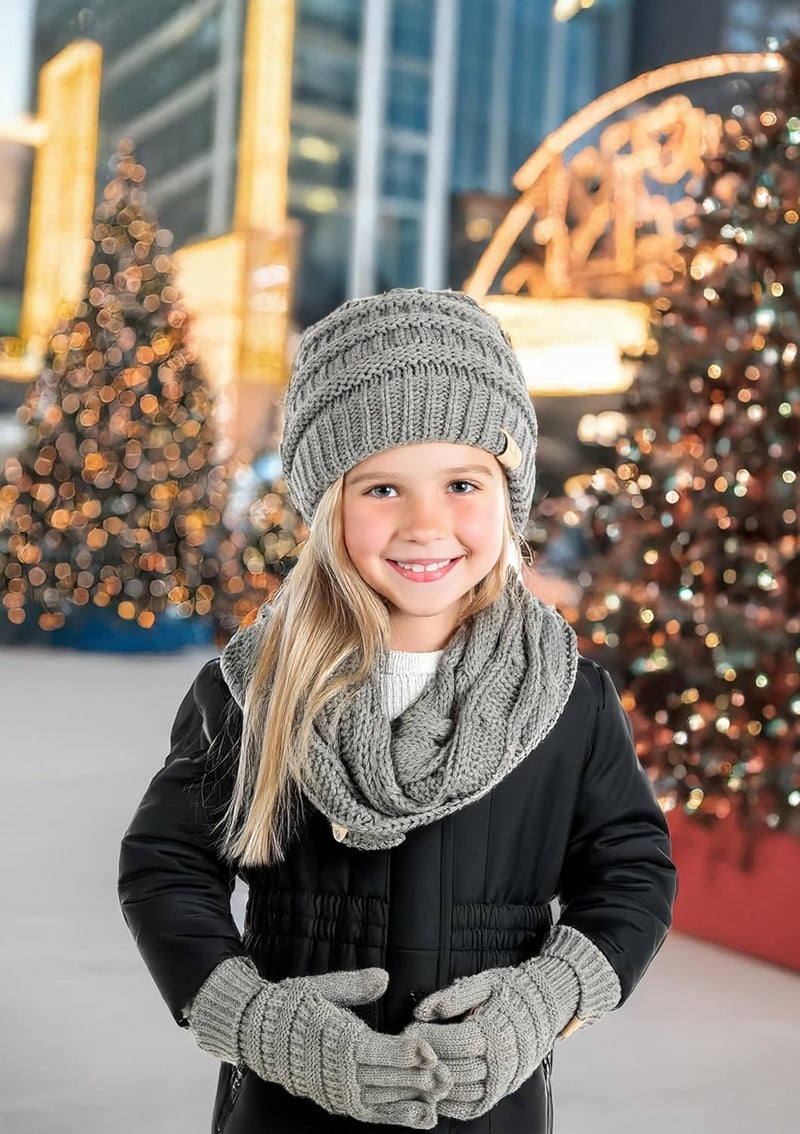 Funky Junque Kids Winter Scarf – Toddler Girl Neck Warmer, Baby Infinity Scarf, Warm Balaclava for Kids, Soft Girls Scarves - Image 2