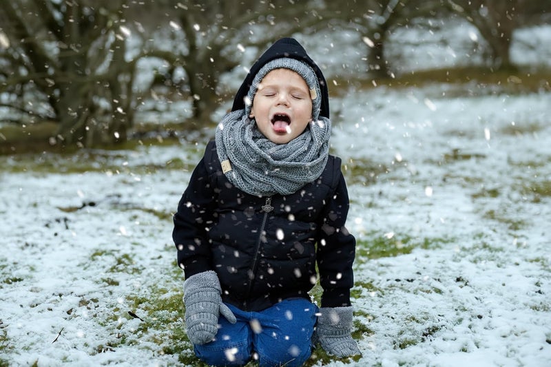 Funky Junque Kids Winter Scarf – Toddler Girl Neck Warmer, Baby Infinity Scarf, Warm Balaclava for Kids, Soft Girls Scarves - Image 3