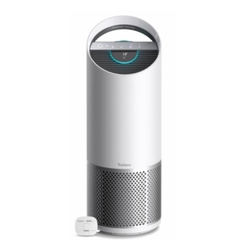 LEITZ منقي الهواء TruSens Z3000 مع جهاز استشعار عن بُعد 360 فلترة HEPA مع فلتر دوبونت وتعقيم بالأشعة فوق البنفسجية للقضاء على البكتيريا والجراثيم والروائح والمواد المسببة للحساسية في المنزل تدفق هواء مزدوج لتغطية كاملة كبير أبيض - Image 2