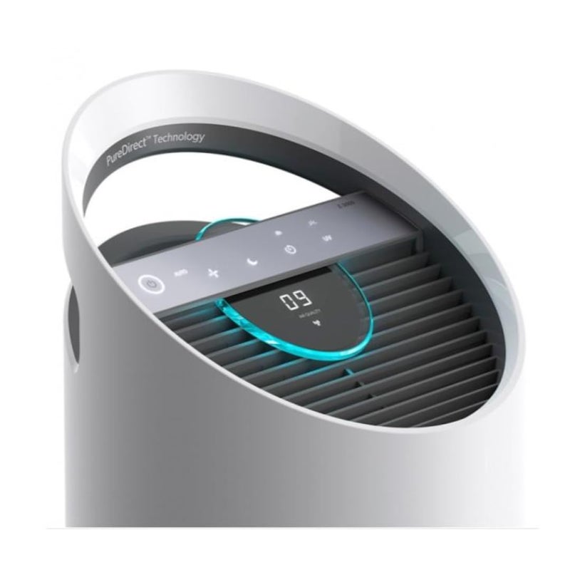 LEITZ منقي الهواء TruSens Z3000 مع جهاز استشعار عن بُعد 360 فلترة HEPA مع فلتر دوبونت وتعقيم بالأشعة فوق البنفسجية للقضاء على البكتيريا والجراثيم والروائح والمواد المسببة للحساسية في المنزل تدفق هواء مزدوج لتغطية كاملة كبير أبيض - Image 4