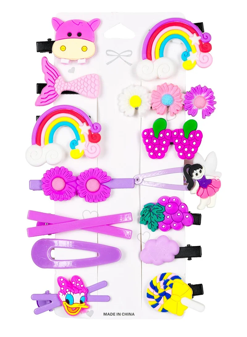بيبي كلو Girls Tip Top Hair Accessories 15 Pack
