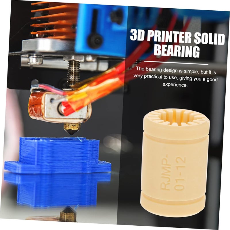 Printer Solid Polymer Bearing Lmuu Linear Motion Bushing for Manufacturing Easy to Install Bearing for Printers and CNC Machines - Image 2