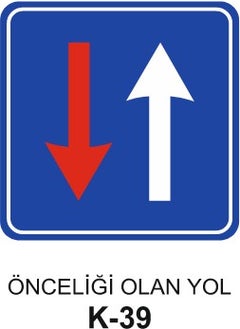 Gündoğdu Priority Road Traffic Sign 60X60 cm 
